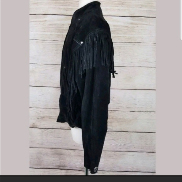 CCO⬇️ Harley Davidson Black Leather Suede Jacket - Picture 4 of 6